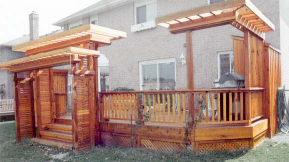 Deck with Arbor