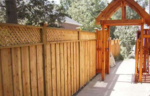 A Fence Entrance-way