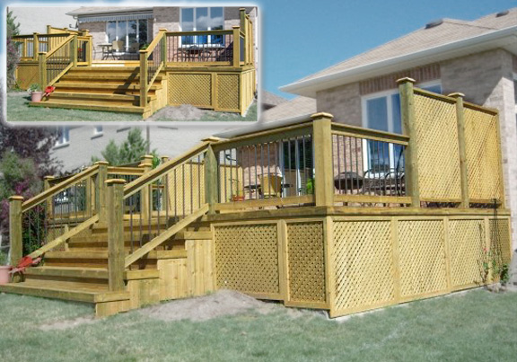 A Full Yard Size Deck