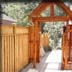 Entranceway with Fence